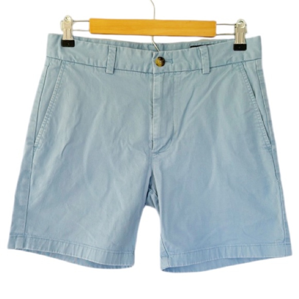 Vineyard Vines Shep & Ian light blue stretchy cotton chino shorts size 30